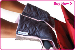 Click to learn more about the stroller mitten for jogger strollers > Strittens: The Stroller Mittens