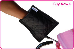 Click to learn more about the stroller mitten for umbrella strollers > Strittens: The Stroller Mittens